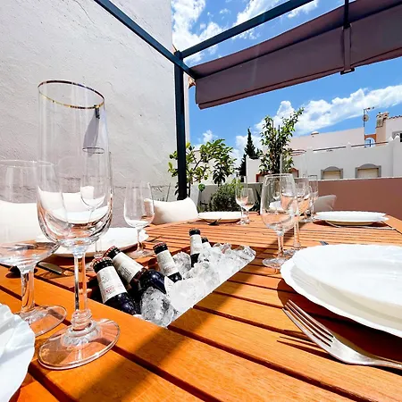 Townhouse With Arabic Pool And Close To The In Holiday home Estepona
